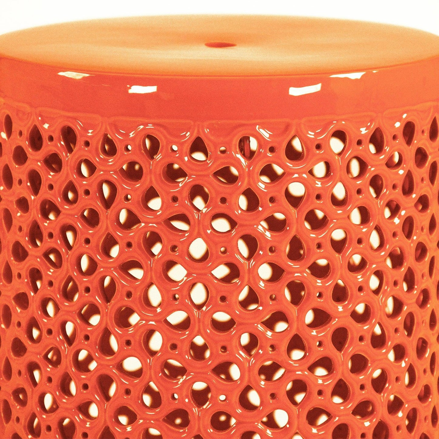 Lanie Garden Stool Orange JW001 Orange FredCo