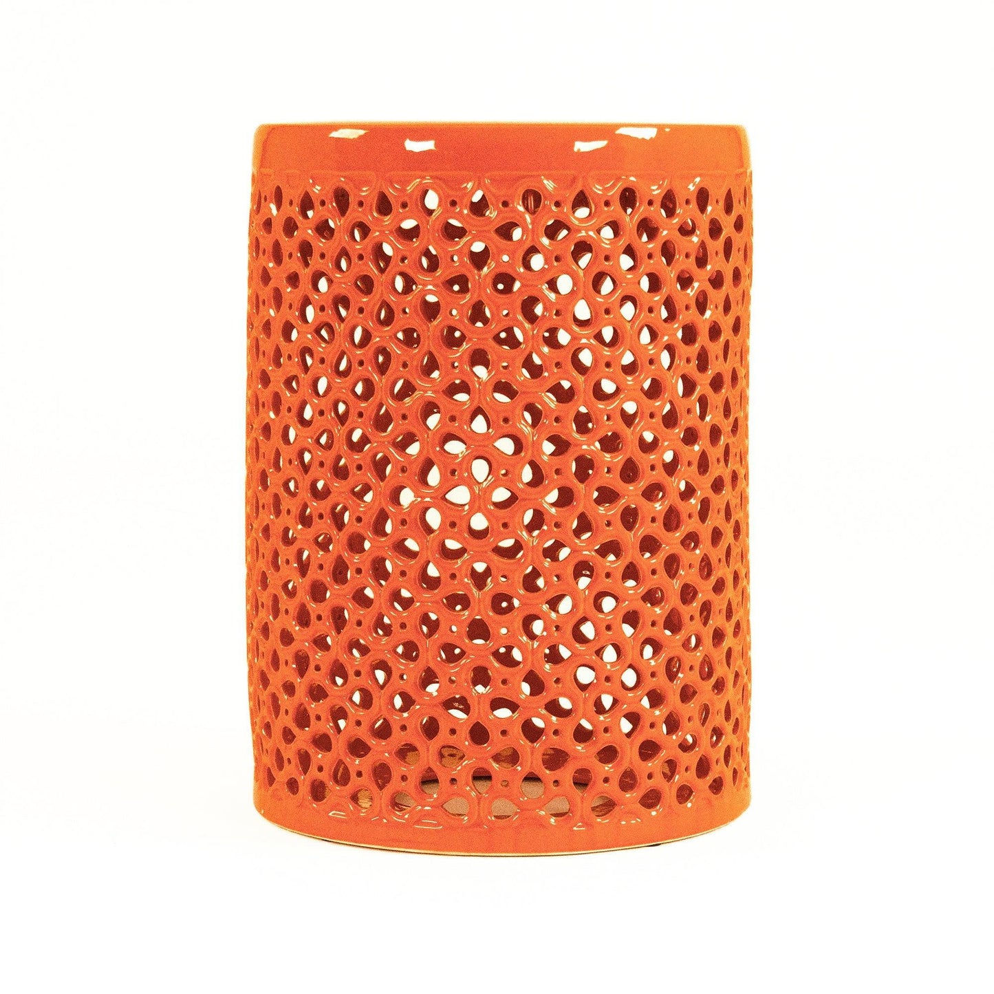 Lanie Garden Stool Orange JW001 Orange FredCo
