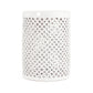 Lanie Garden Stool White JW001 White FredCo