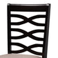 Lanier Modern and Contemporary Sand Fabric Upholstered Dark Brown Finished 2-Piece Wood Dining Chair Set FredCo