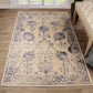 Larkspur Vintage Floral Distressed Rug, Floral FredCo