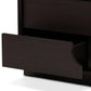 Larsine Modern and Contemporary Brown Finished 2-Drawer Nightstand FredCo