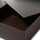 Larsine Modern and Contemporary Brown Finished Queen Size Platform Storage Bed FredCo