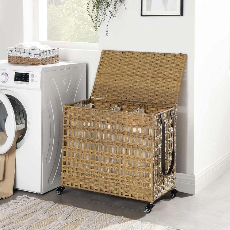 Laundry Basket With 3 Compartments FredCo