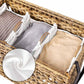 Laundry Basket With 3 Compartments FredCo