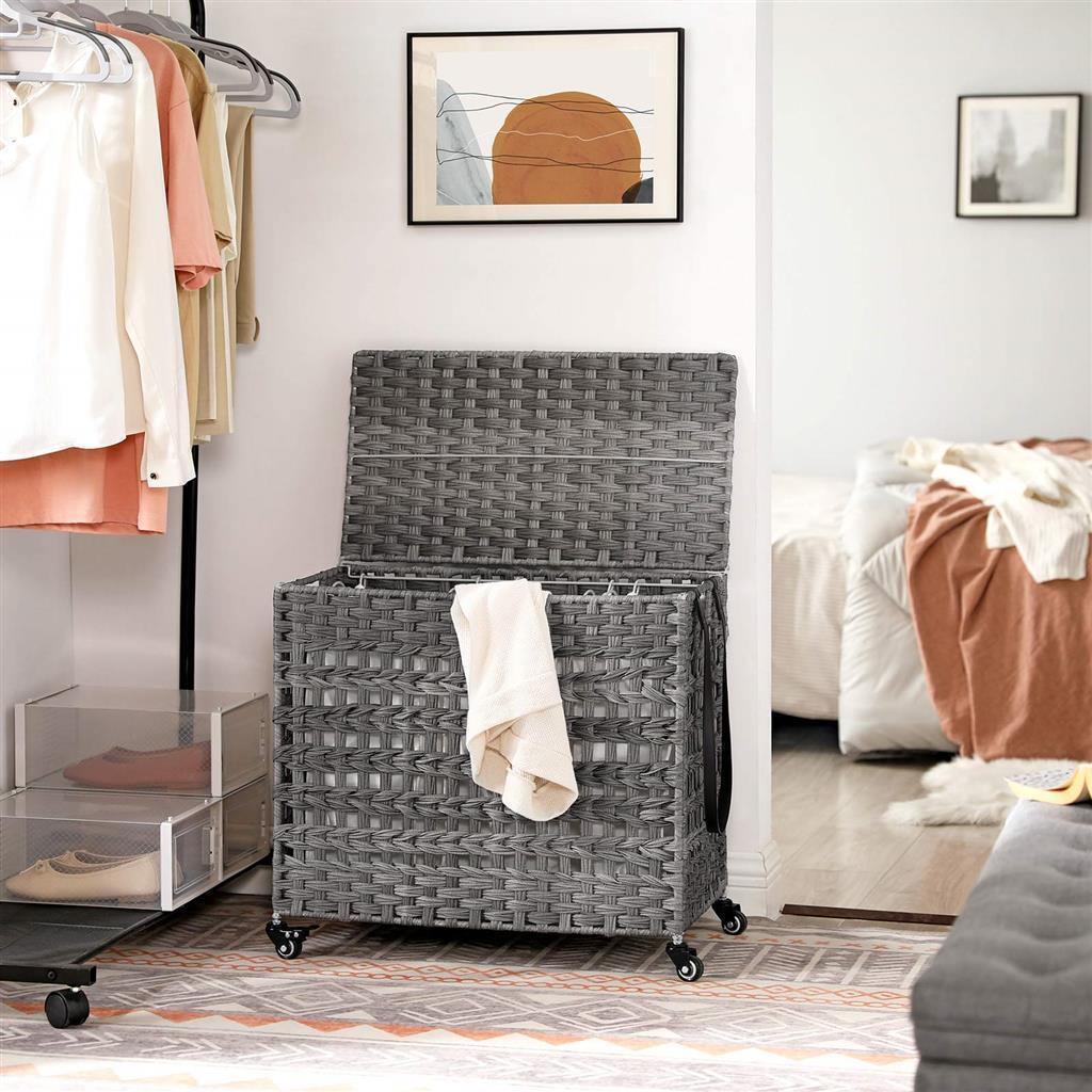 Laundry Hamper with Wheels FredCo