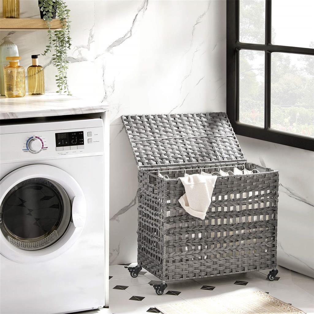 Laundry Hamper with Wheels FredCo