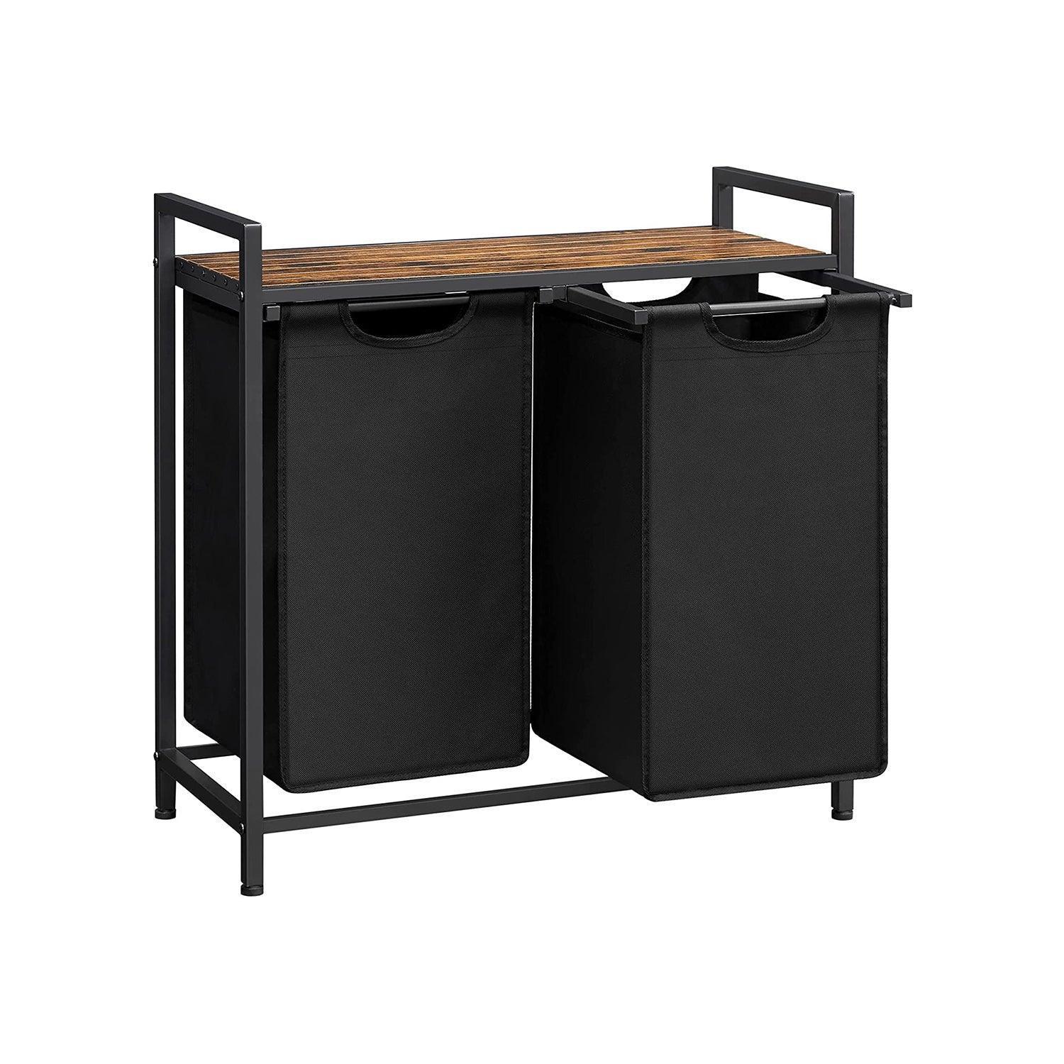 Laundry Sorter Hamper with Removable Bags FredCo