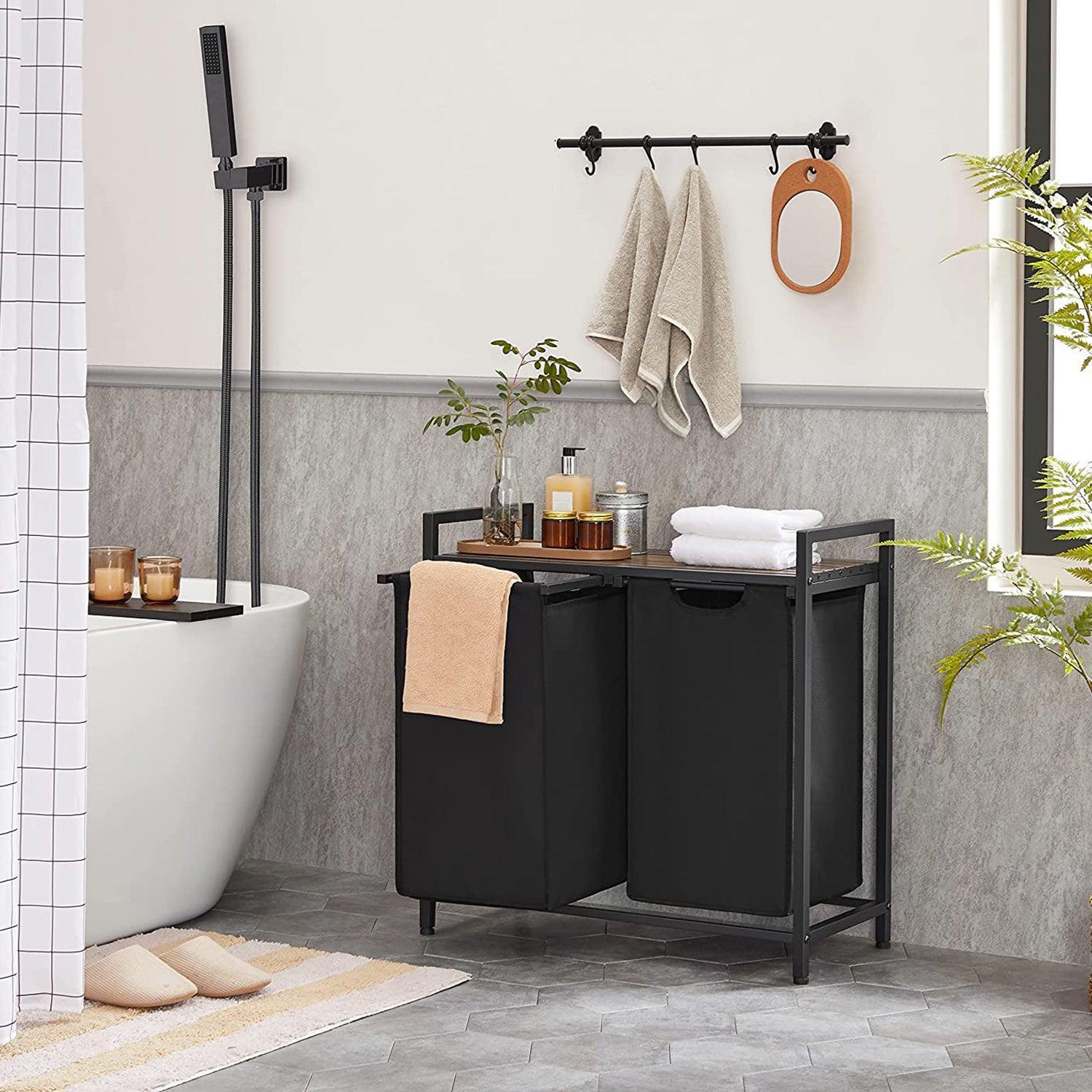 Laundry Sorter Hamper with Removable Bags FredCo
