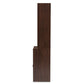 Laurana Modern and Contemporary Dark Walnut Finished Kitchen Cabinet and Hutch FredCo