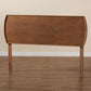 Laurien Mid-Century Modern Ash Walnut Finished Wood Full Size Headboard FredCo