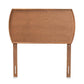 Laurien Mid-Century Modern Ash Walnut Finished Wood Twin Size Headboard FredCo