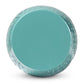 Lavinia Modern and Contemporary Teal Finished Metal Outdoor Side Table FredCo