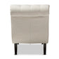 Layla Mid-century Modern Light Beige Fabric Upholstered Button-tufted Chaise Lounge FredCo