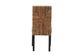 Laymi Modern Bohemian Dark Brown Mahogany Wood and Banana Fiber Dining Chair FredCo