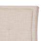 Lea Modern and Contemporary Beige Mix-Linen Queen Size Storage Platform Bed FredCo