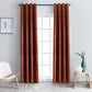 Leaves Jacquard Thermal Insulated Blackout Grommet Panel Curtain Set FredCo