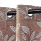 Leaves Jacquard Thermal Insulated Blackout Grommet Panel Curtain Set FredCo