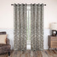 Leaves Jacquard Thermal Insulated Blackout Grommet Panel Curtain Set FredCo