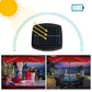 LED Outdoor Umbrella Rectangular Red FredCo