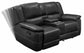 Lee Upholstered Pillow Top Arm Living Room Set Black 601061-S2 Coaster FredCo
