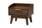 Lena Mid-Century Modern Walnut Brown Finished Wood 3-Piece Storage Set FredCo