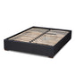 Leni Modern and Contemporary Dark Grey Fabric Upholstered 4-Drawer King Size Platform Storage Bed Frame FredCo