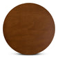 Leon Modern and Contemporary Grey Fabric Upholstered and Walnut Brown Finished Wood 5-Piece Dining Set FredCo