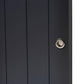 Leone Modern and Contemporary Charcoal Finished 2-Door Wood Entryway Shoe Storage Cabinet FredCo