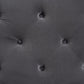 Leone Modern and Contemporary Grey Velvet Fabric Upholstered King Size Headboard FredCo