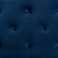 Leone Modern and Contemporary Navy Blue Velvet Fabric Upholstered King Size Headboard FredCo