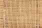 Lesia Modern Bohemian Natural Brown Rattan and Walnut Brown Finished Wood Dining Chair FredCo