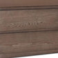 Levon Modern and Contemporary Antique Oak Finished Wood 4-Drawer Twin Size Storage Bed FredCo