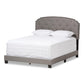 Lexi Modern and Contemporary Light Grey Fabric Upholstered Queen Size Bed FredCo