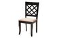 Lexi Modern Beige Fabric and Dark Brown Finished Wood 5-Piece Dining Set FredCo