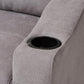 Lianna Modern and Contemporary Light Grey Fabric Upholstered Sectional Sofa FredCo