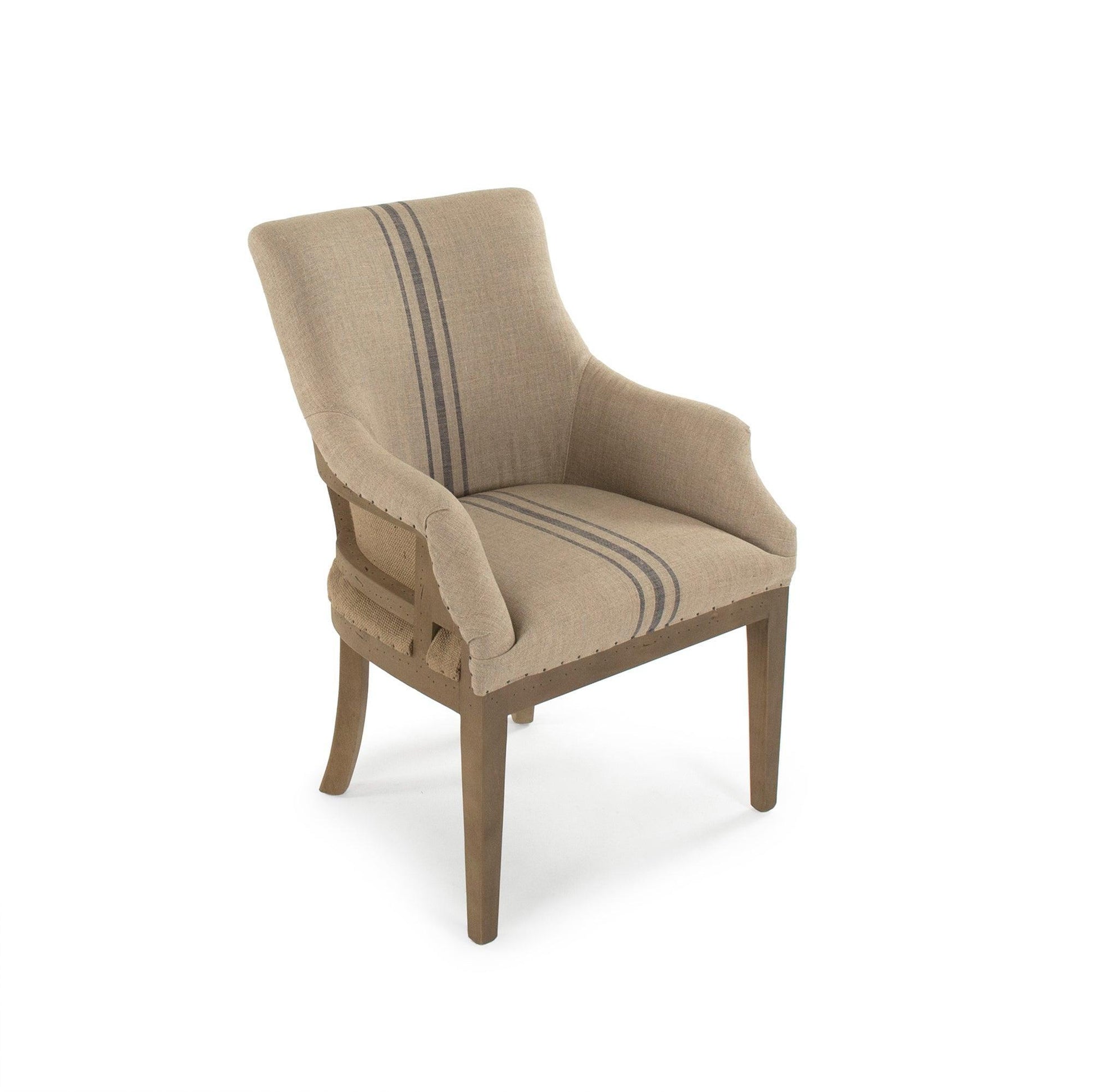 Liberte Deconstructed Arm Chair CF139 513 A033 Blue Stripe FredCo