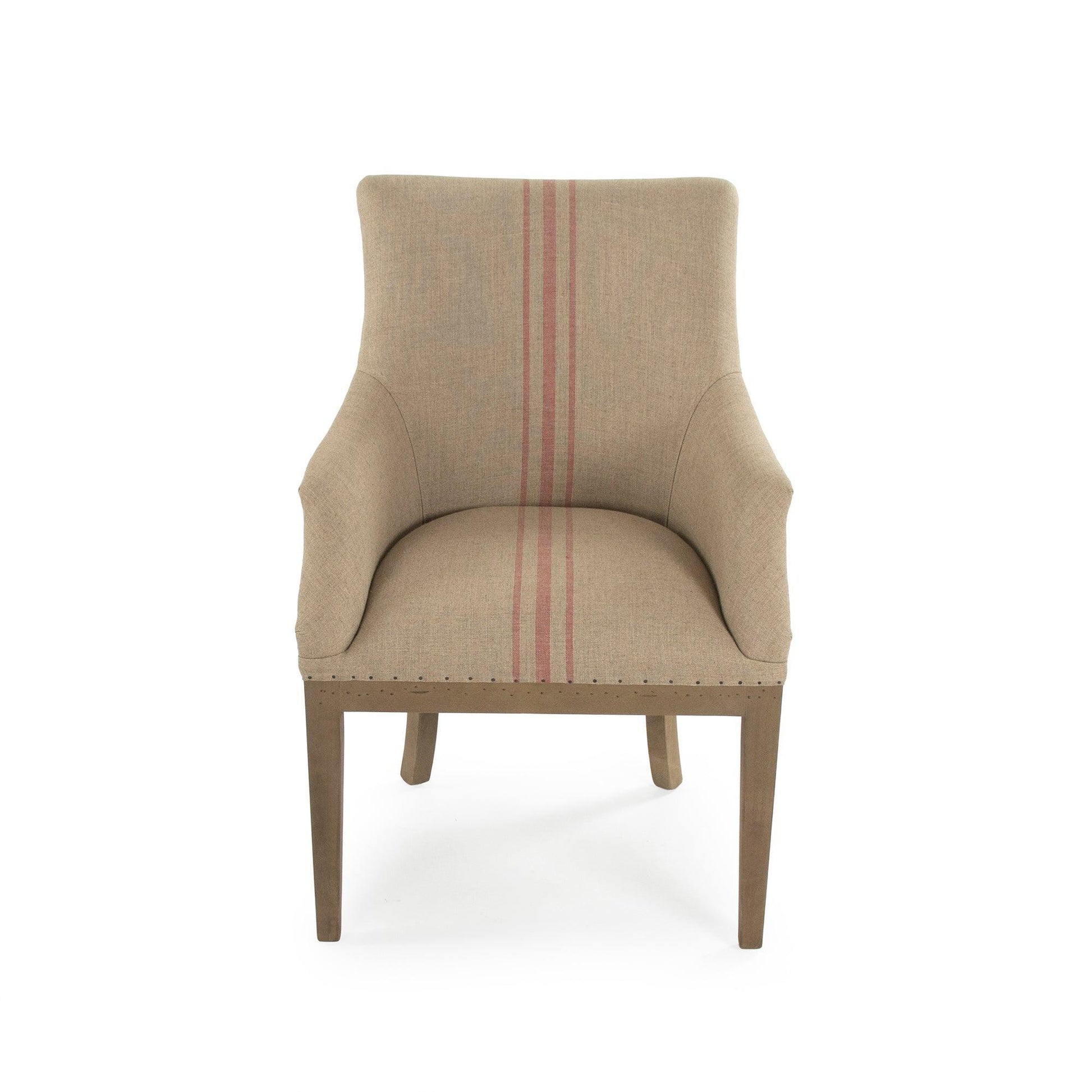 Liberte Deconstructed Arm Chair CF139 513 A034 Red Stripe FredCo