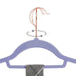 Light Purple Velvet Hangers FredCo
