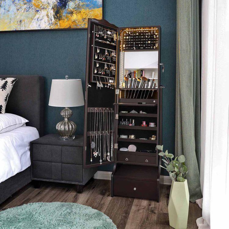 Light Strip Jewelry Cabinet FredCo
