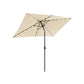 Lighted Outdoor Umbrella Beige FredCo