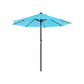 Lighted Outdoor Umbrella, Lake Blue with Leds FredCo