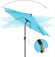Lighted Outdoor Umbrella, Lake Blue with Leds FredCo