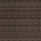 Lillian Modern and Contemporary Light Grey Upholstered and Brown Finished 5-Piece Woven Rattan Outdoor Patio Set FredCo
