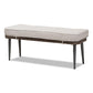 Lillian Modern and Contemporary Light Grey Upholstered and Brown Finished 5-Piece Woven Rattan Outdoor Patio Set FredCo
