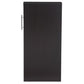 Lindo Dark Brown Wood Bookcase with One Pulled-out Door Shelving Cabinet FredCo