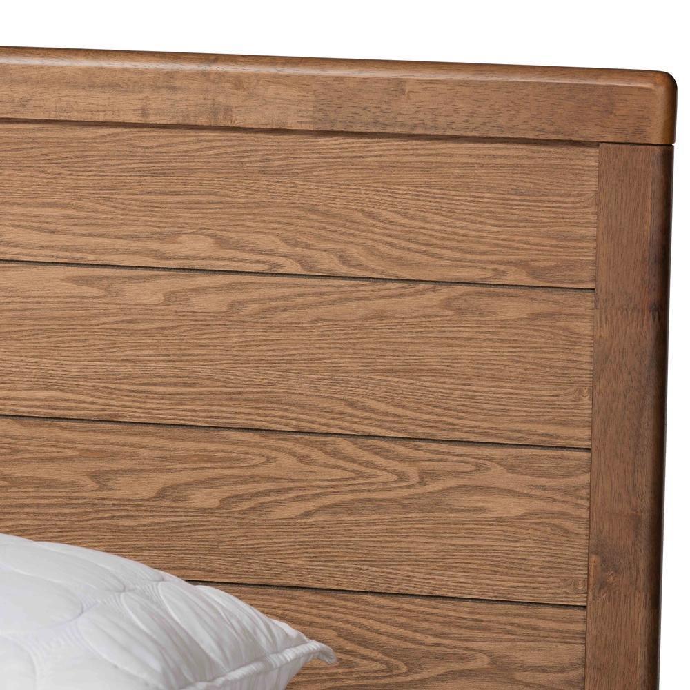 Lisa Modern and Contemporary Transitional Ash Walnut Brown Finished Wood King Size 3-Drawer Platform Storage Bed FredCo