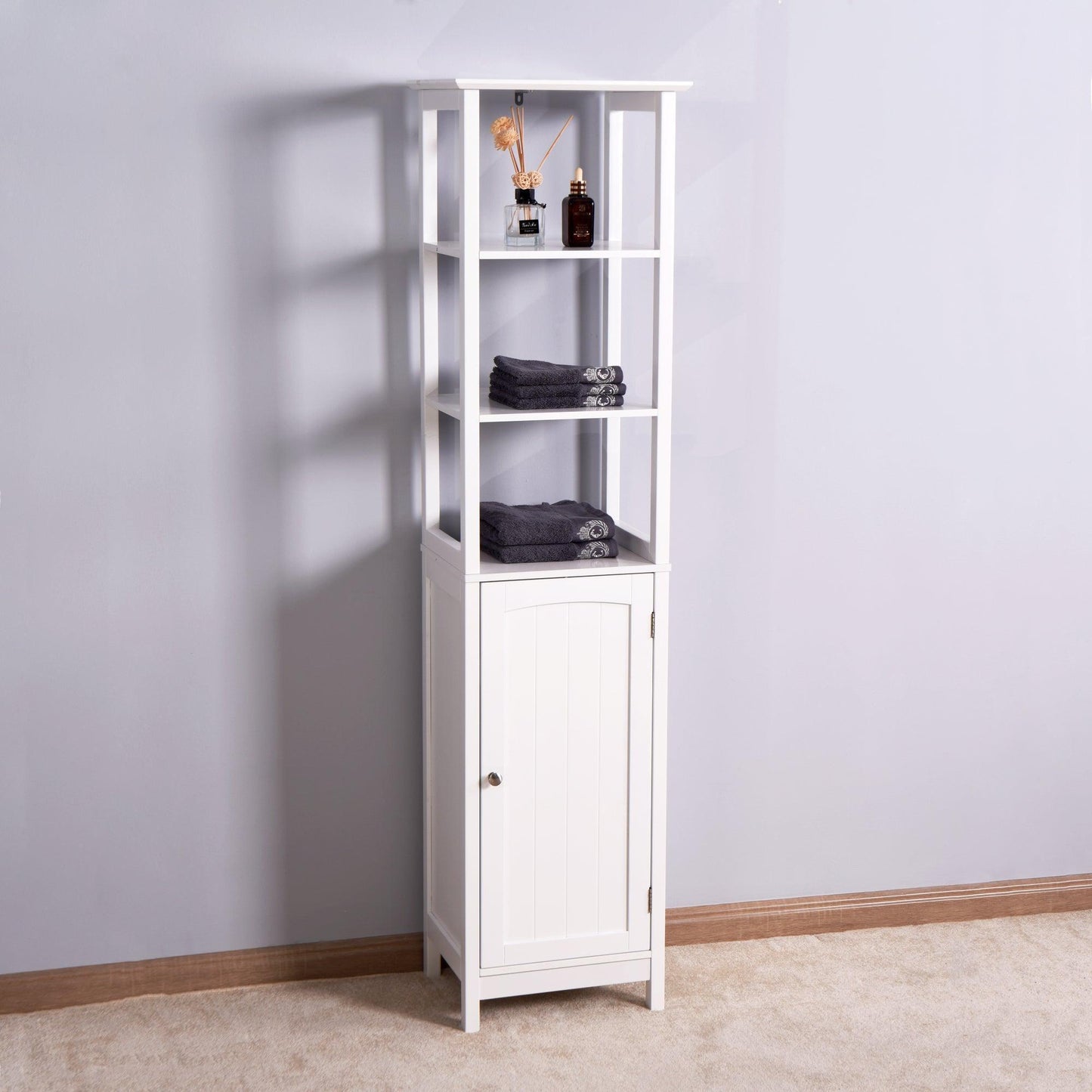 Living Room Floor Cabinet with a adjustable shelf FredCo