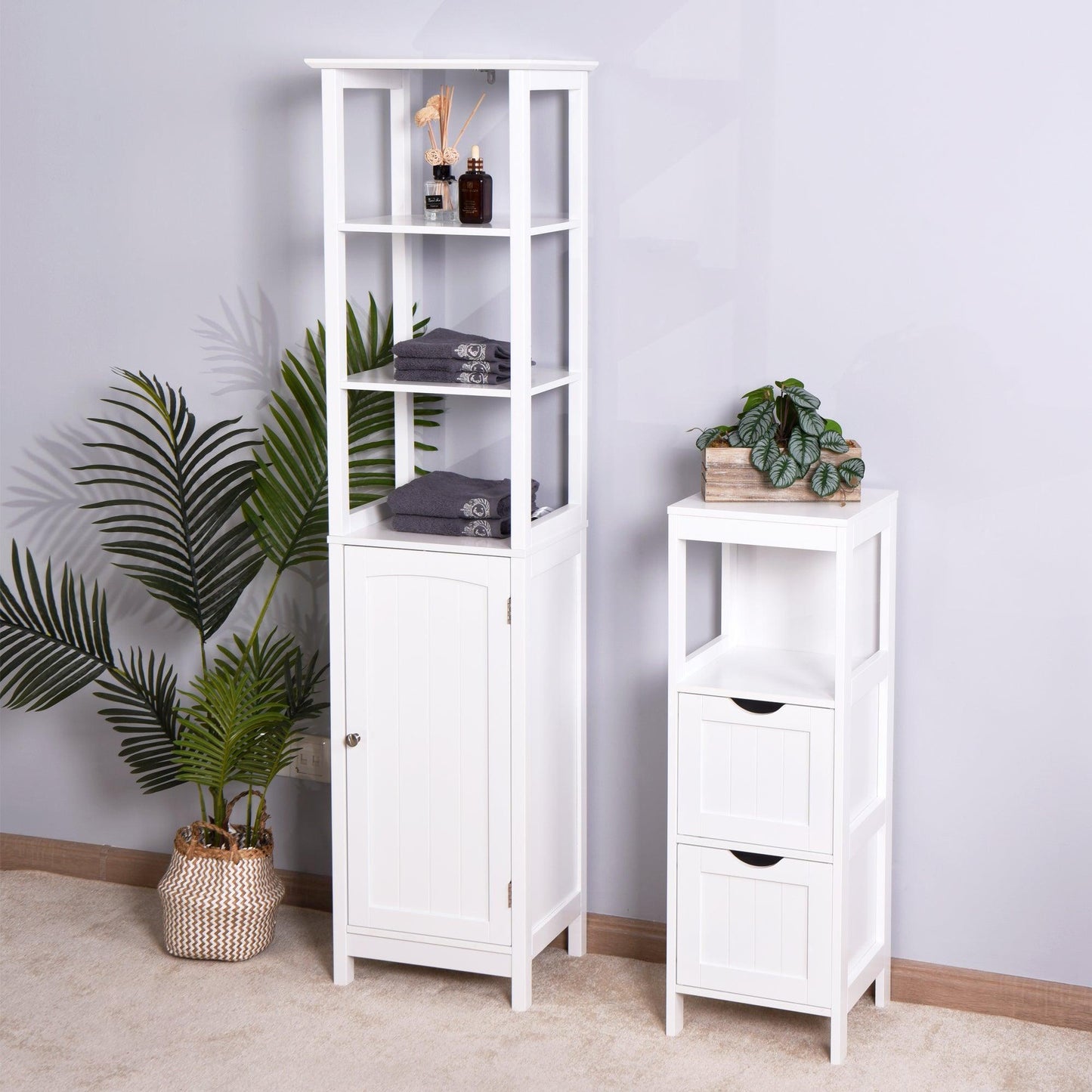 Living Room Floor Cabinet with a adjustable shelf FredCo