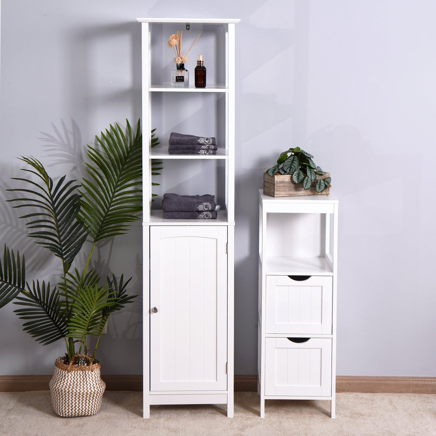 Living Room Floor Cabinet with a adjustable shelf FredCo